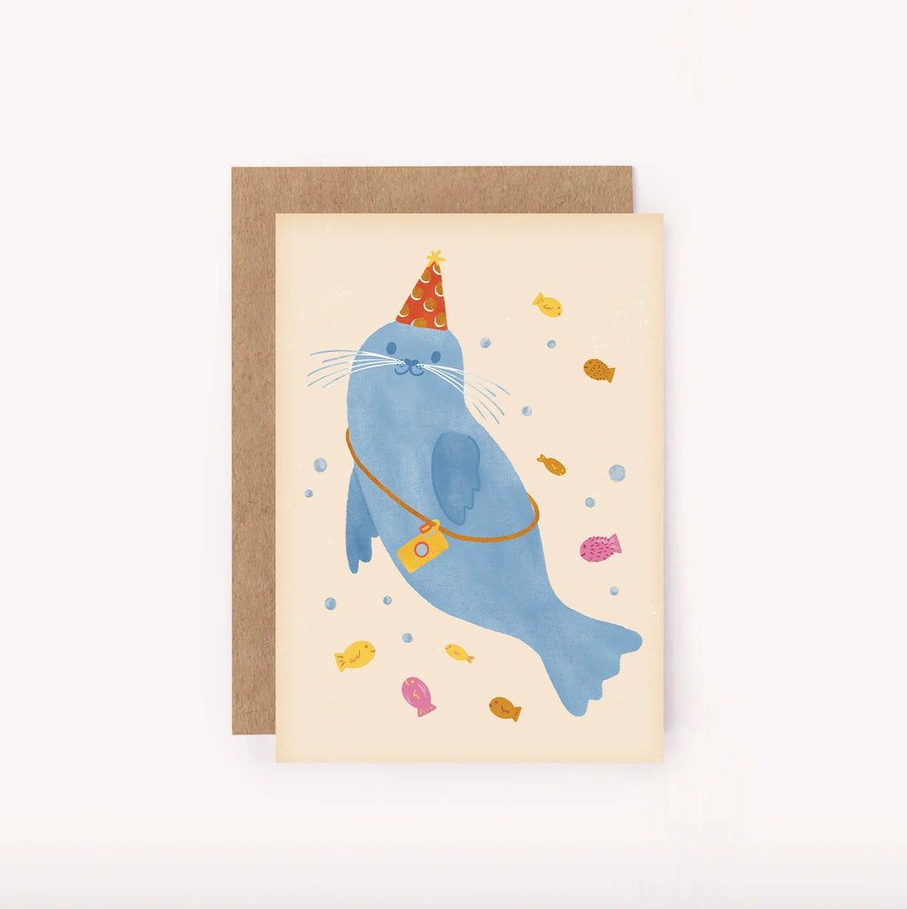 Lauren Sissons Studio - Seal Mini Card