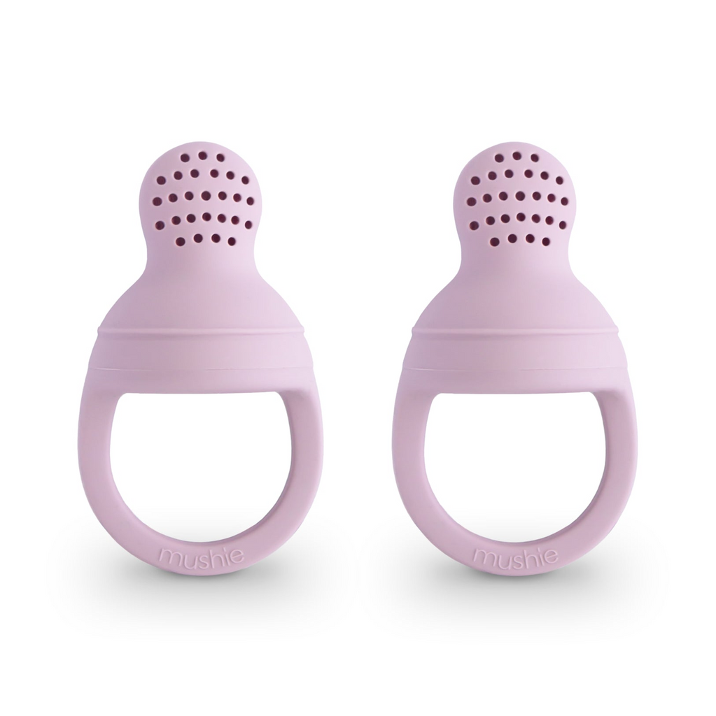 Mushie - Silicone Fresh Food Feeder 2pk - Lilac