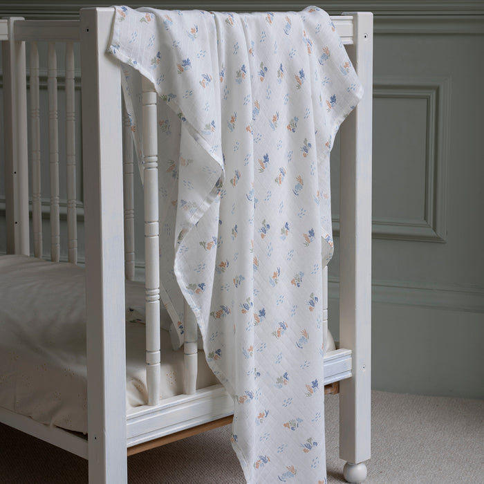 Avery Row - Muslin Swaddle - Coastline