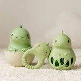 Silicone Rattle - Dino