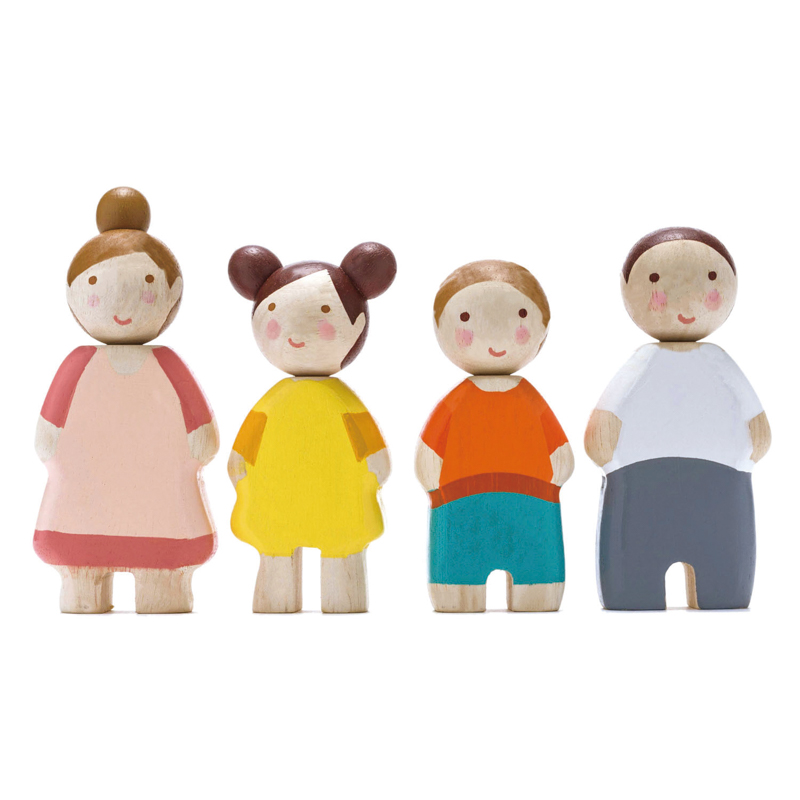 The Leaf Family - wooden dolls