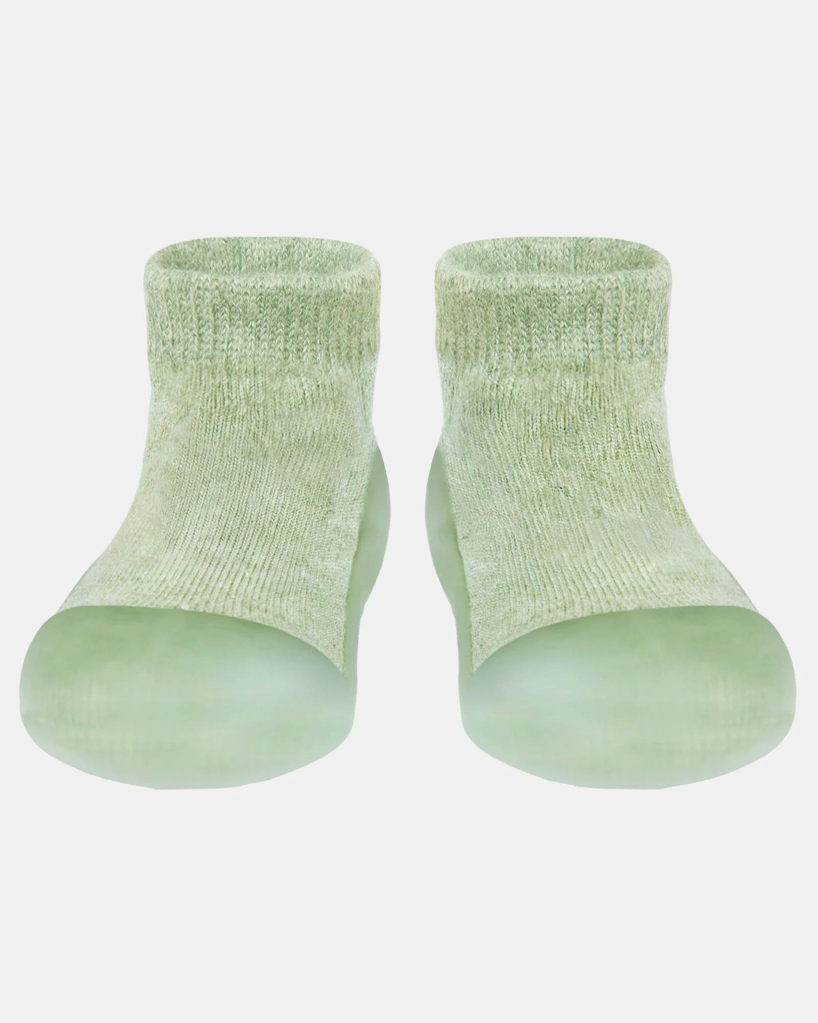 Toshi - Organic Hybrid Walking Socks Dreamtime Footsteps - Matcha