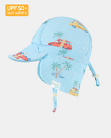Toshi - Swim Baby Flap Cap Paradise - Swell Seekers Sky