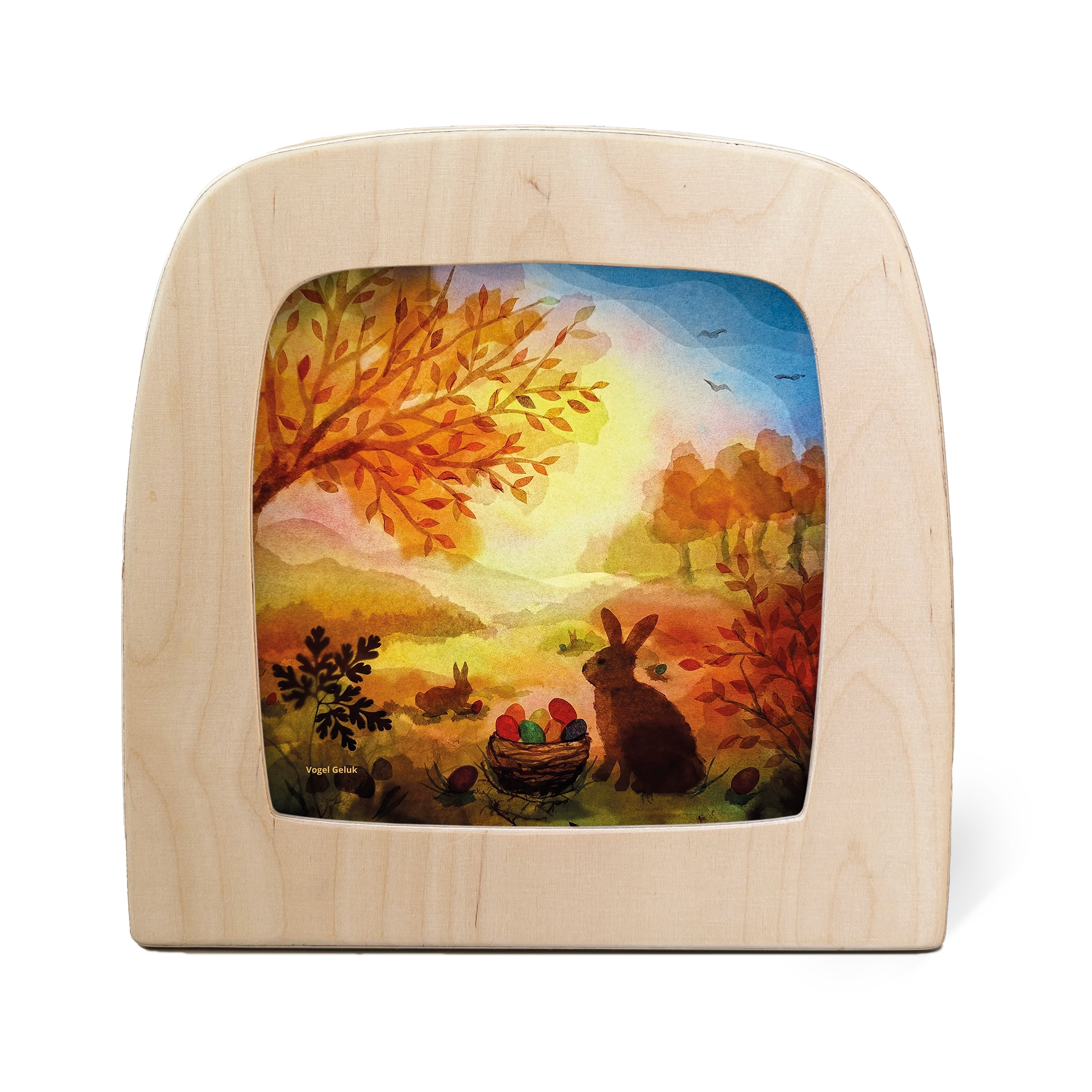 Toverlux - Silhouette - Vogel Geluk - Easter Basket