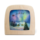 Toverlux - Silhouette - Vogel Geluk - Aurora Sleigh Ride