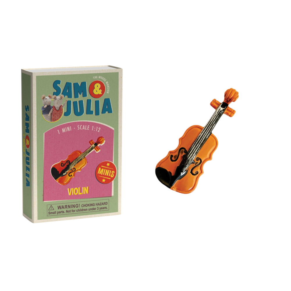Sam & Julia - Mini Doll House Accessories - Violin