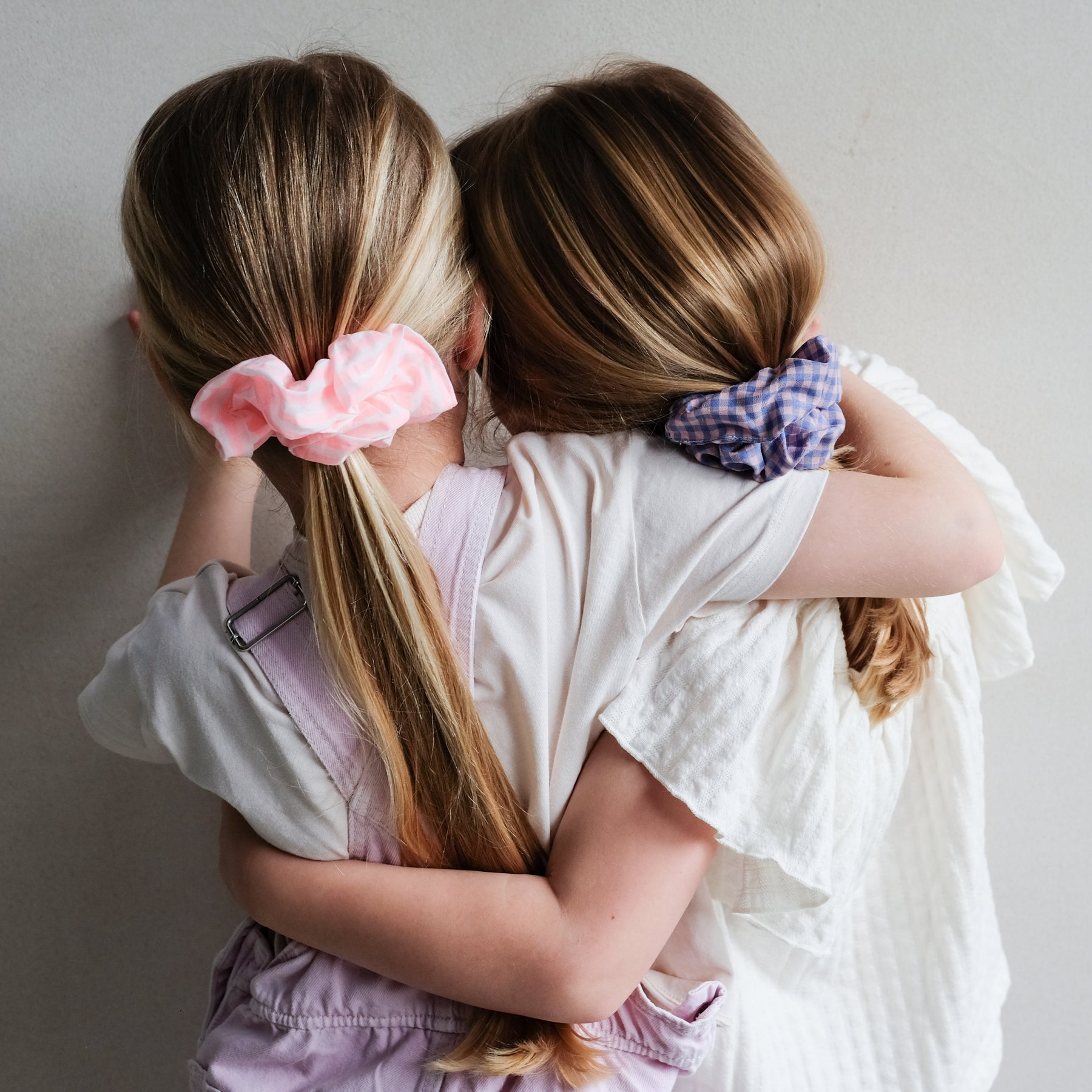 Mimi & Lula - Giant Scrunchie Blue & Pink Check