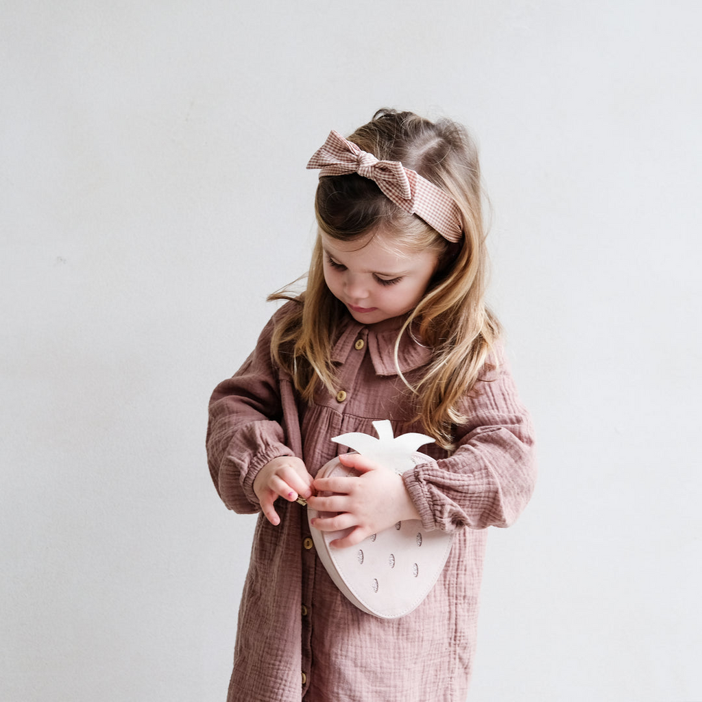 Mimi & Lula - Alice Band - Gingham Edie Bow