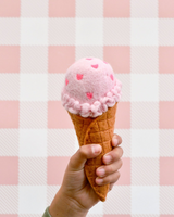 Tara Treasure - Felt Ice Cream Set - Waffle Cones & 9 Ice Cream Scoops