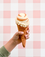 Tara Treasure - Felt Ice Cream Set - Waffle Cones & 9 Ice Cream Scoops