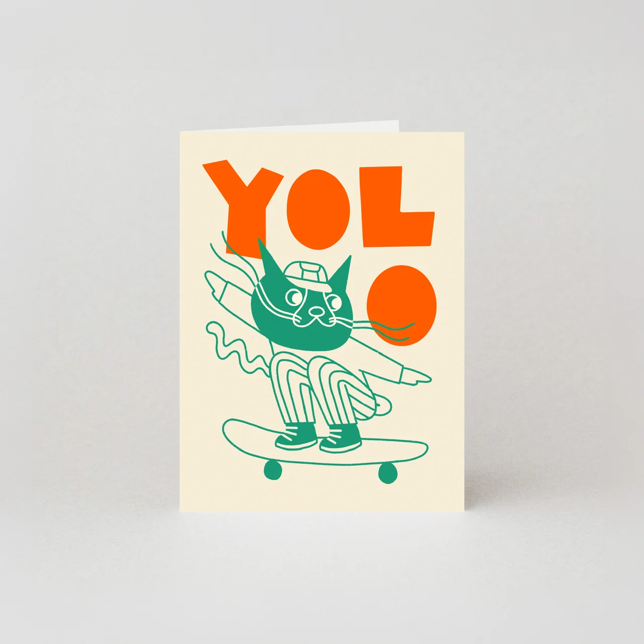 YOLO Mini Greeting Card - Isa Pirracas