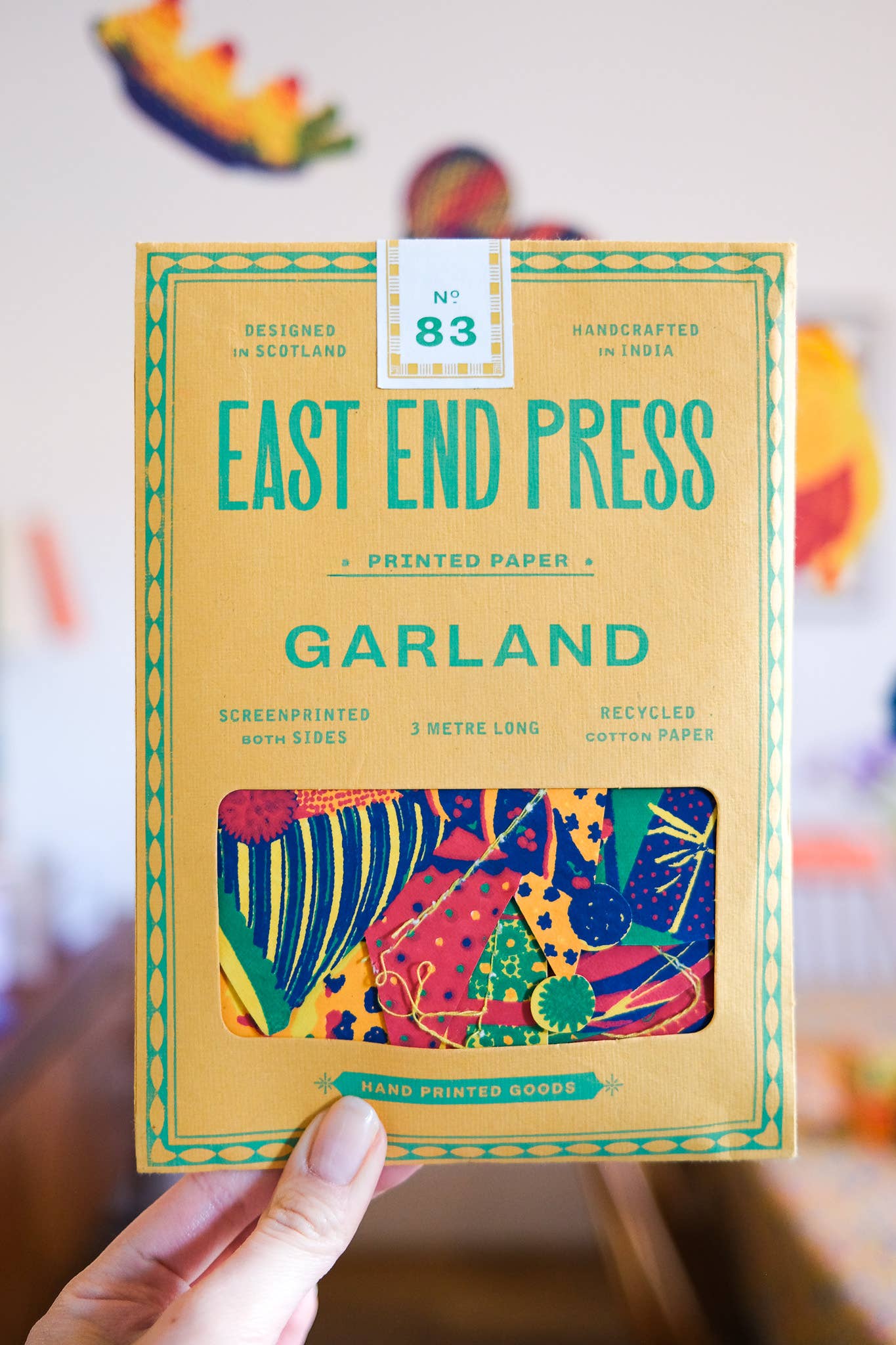 East End Press - Birthday Party Sewn Garland