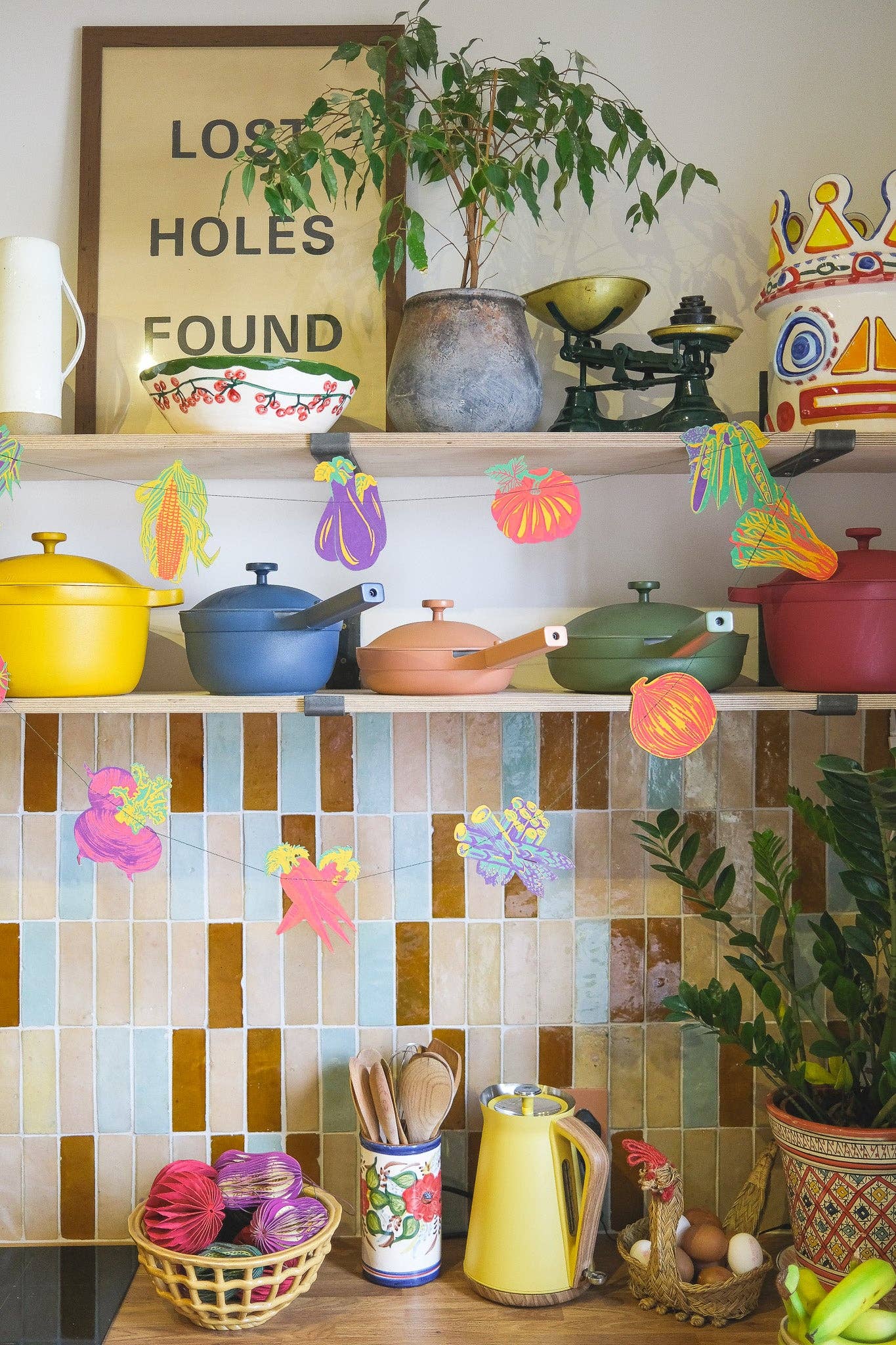 East End Press - Vegetable Sewn Garland