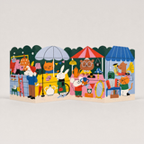 Concertina Card - Flea Market by Isa Pirracas