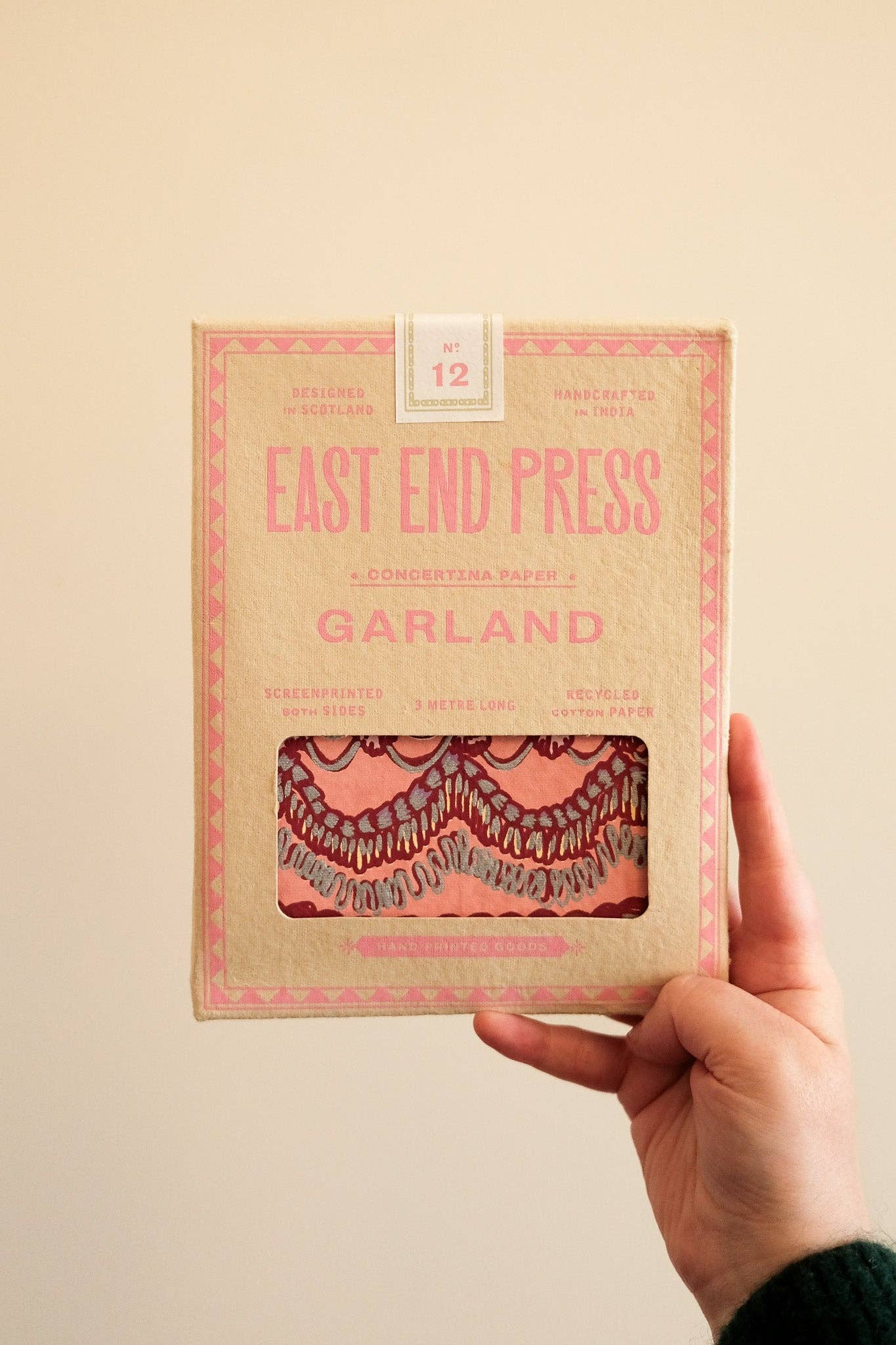 East End Press - Birthday Cake Concertina Garland