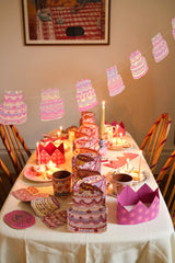 East End Press - Birthday Cake Concertina Garland