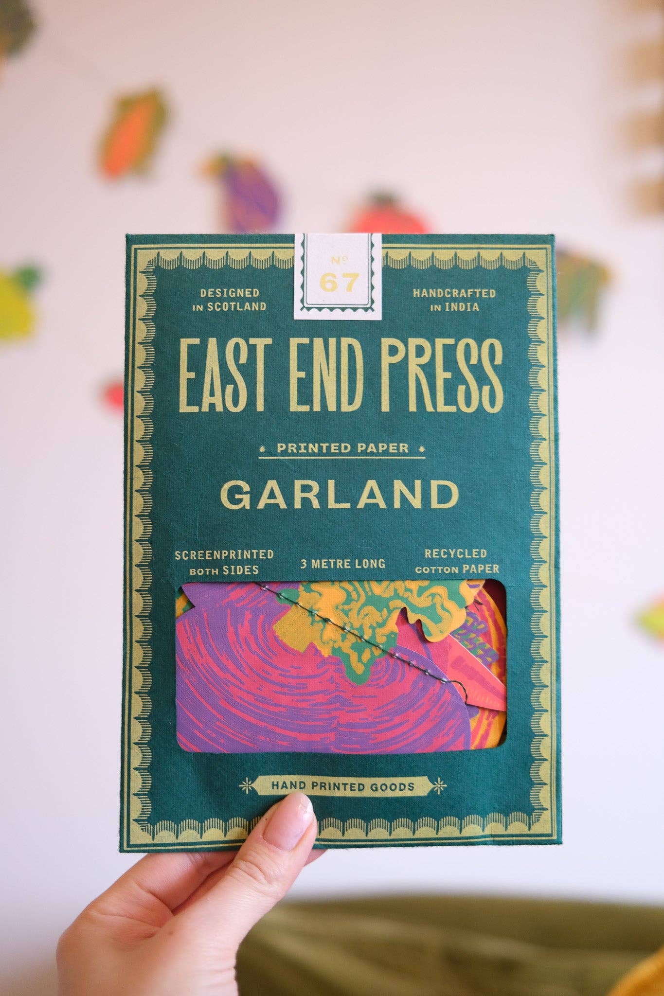 East End Press - Vegetable Sewn Garland