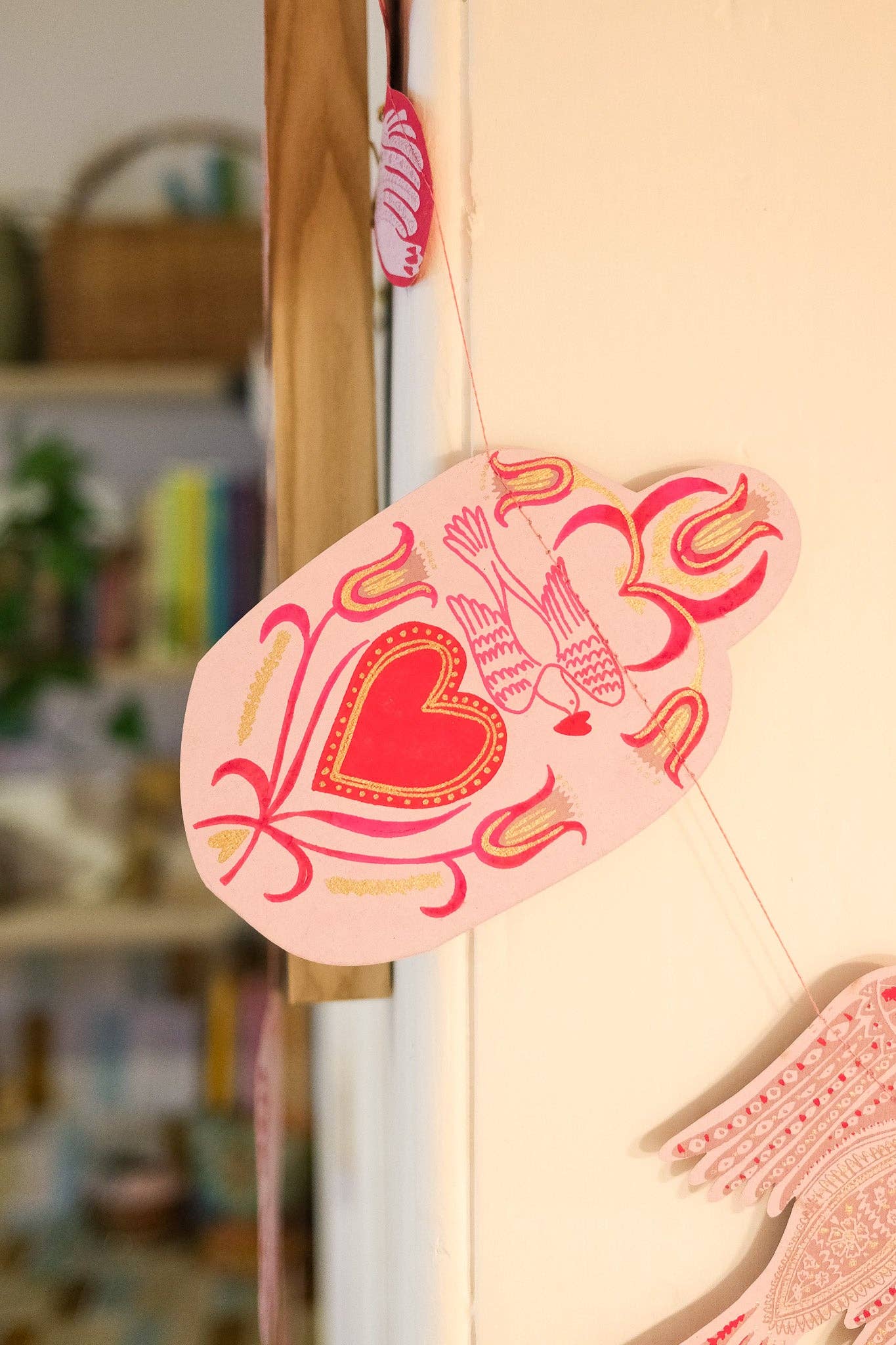 East End Press - Love Birds Sewn Garland