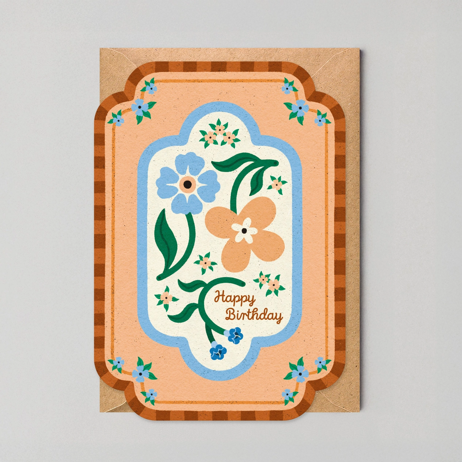 Meadow Tile by Edyta Demurat Birthday Card