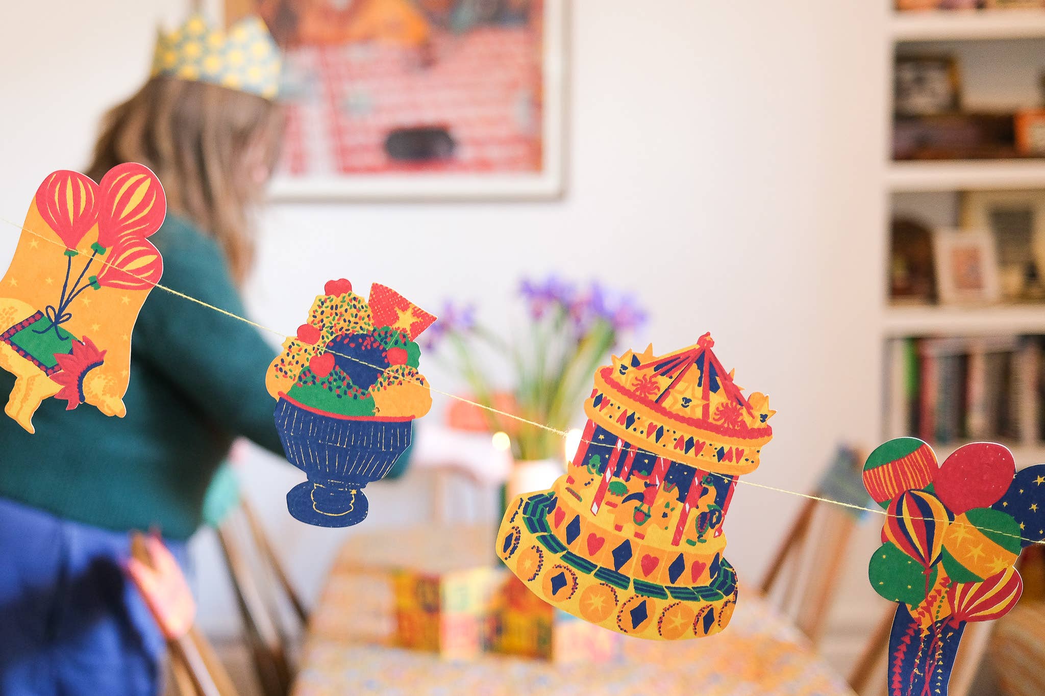 East End Press - Birthday Party Sewn Garland