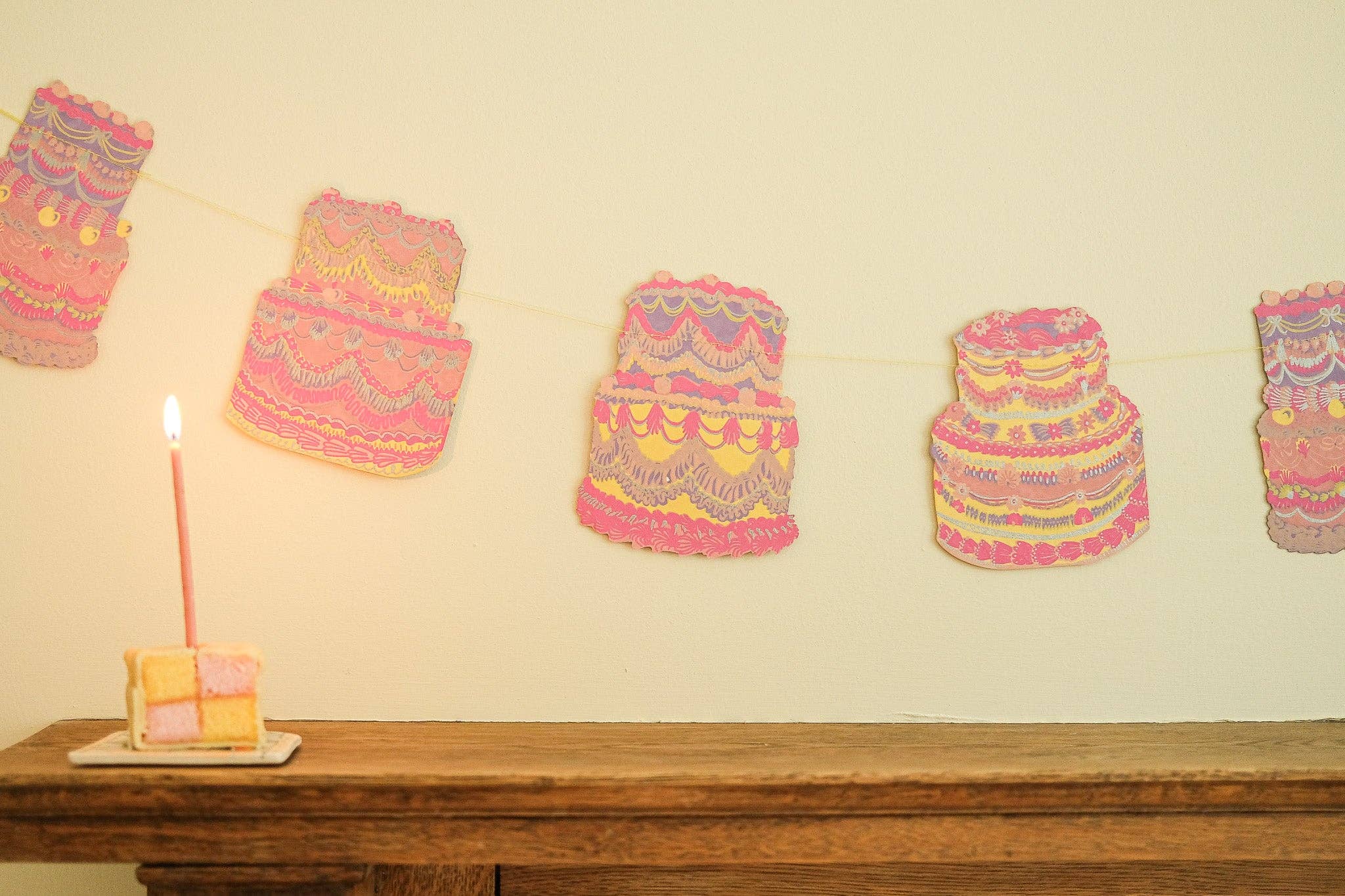 East End Press - Celebration Cakes Sewn Garland