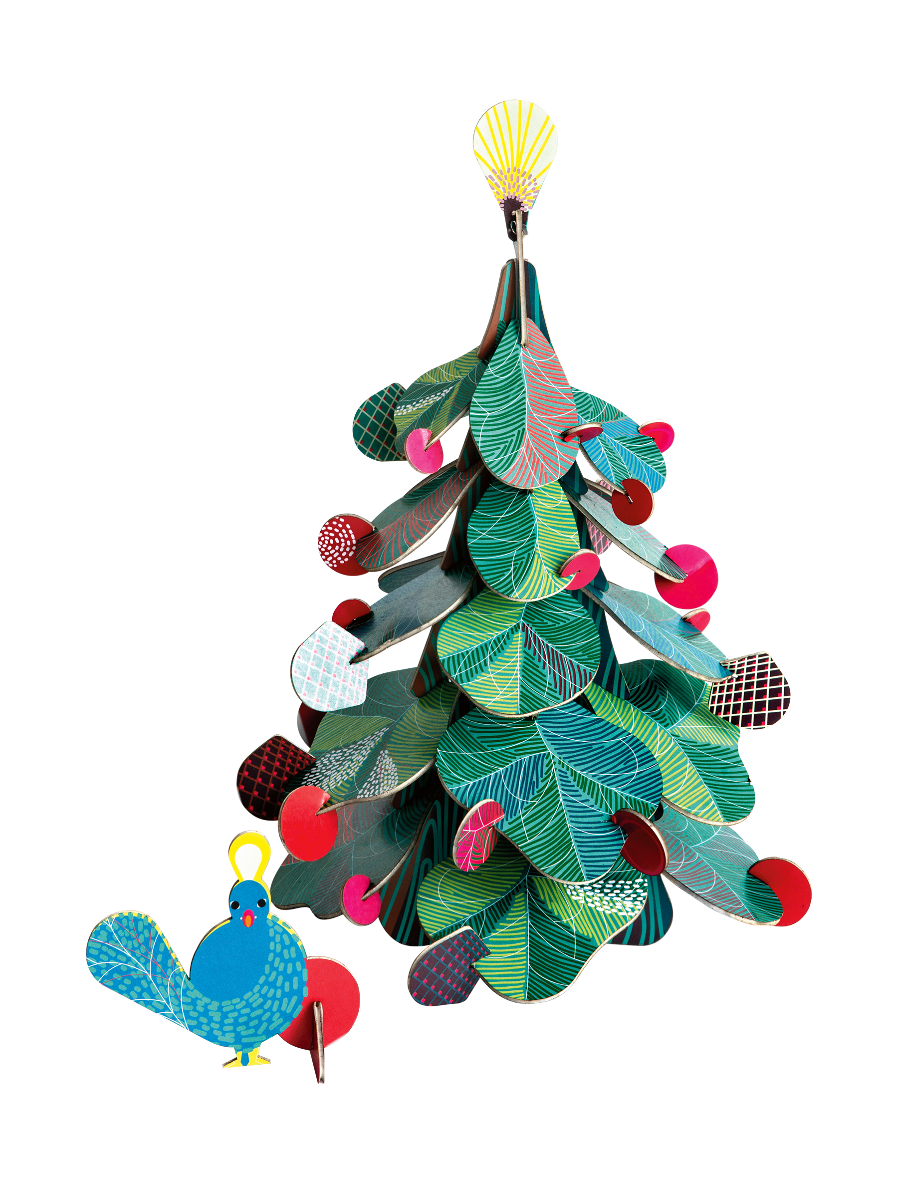 Studio Roof  - Christmas Tree With Peacock