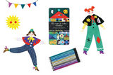 Moulin Roty - Les Cometes Filantes - Metallic Colouring Pencils 12pc