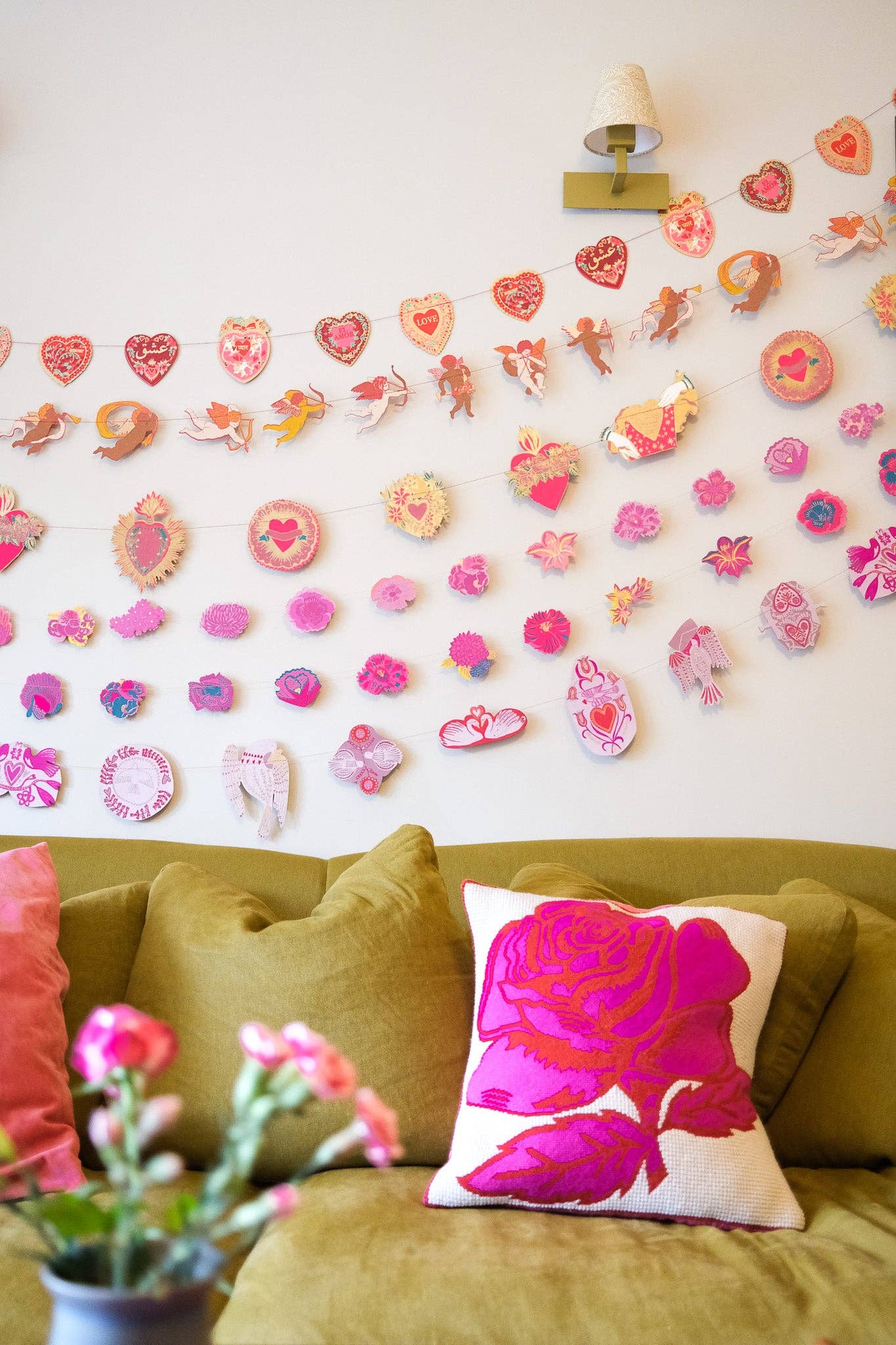 East End Press - Love Birds Sewn Garland