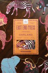 East End Press - Safari Animals Sewn Garland