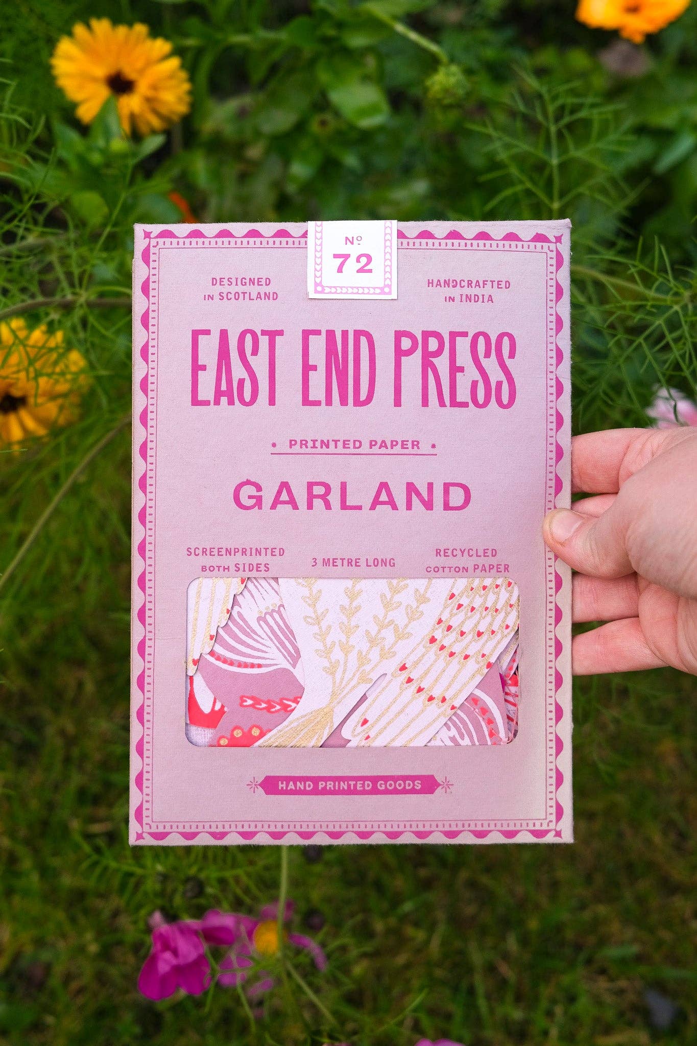 East End Press - Love Birds Sewn Garland
