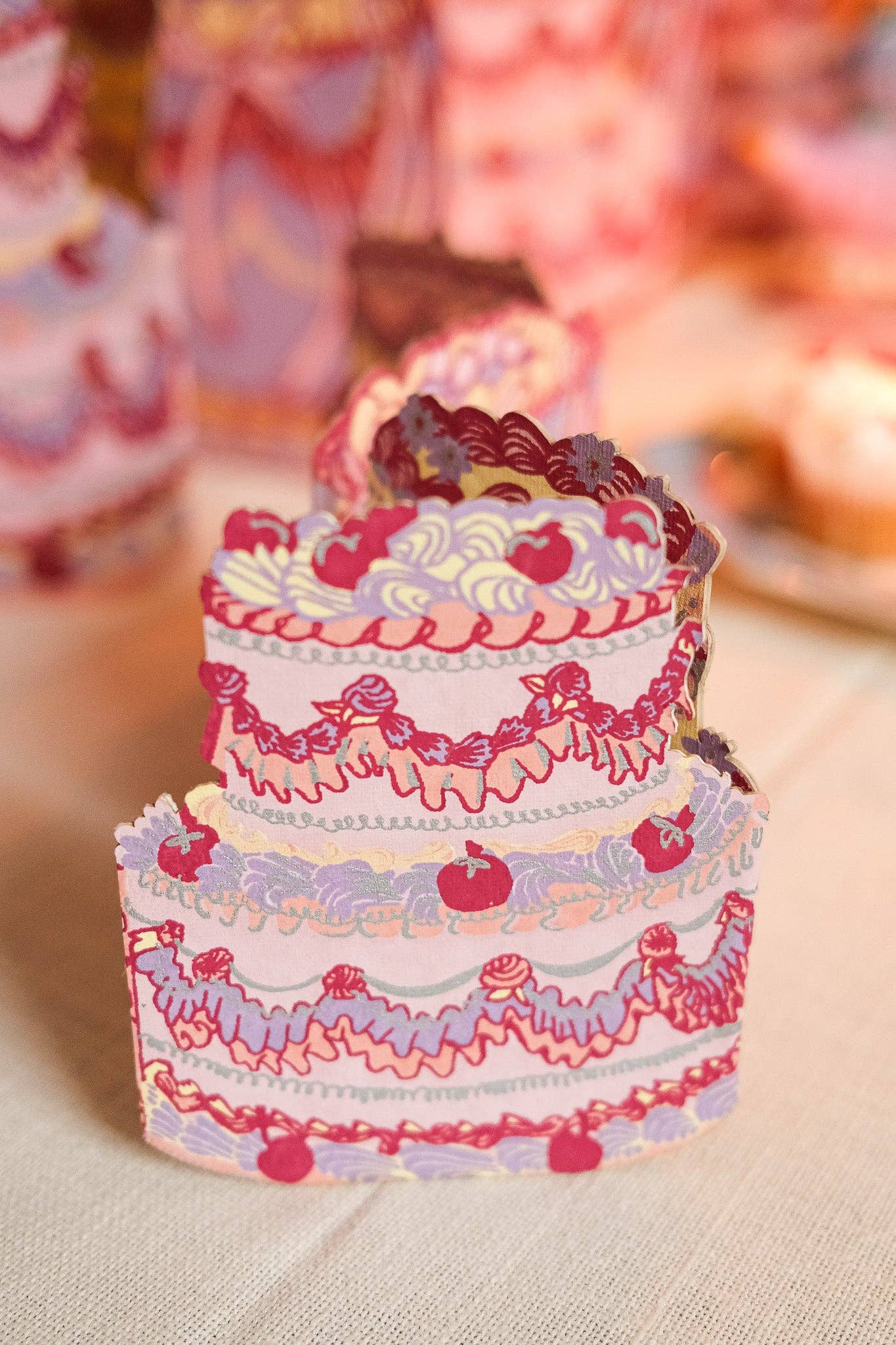 East End Press - Birthday Cake Concertina Garland