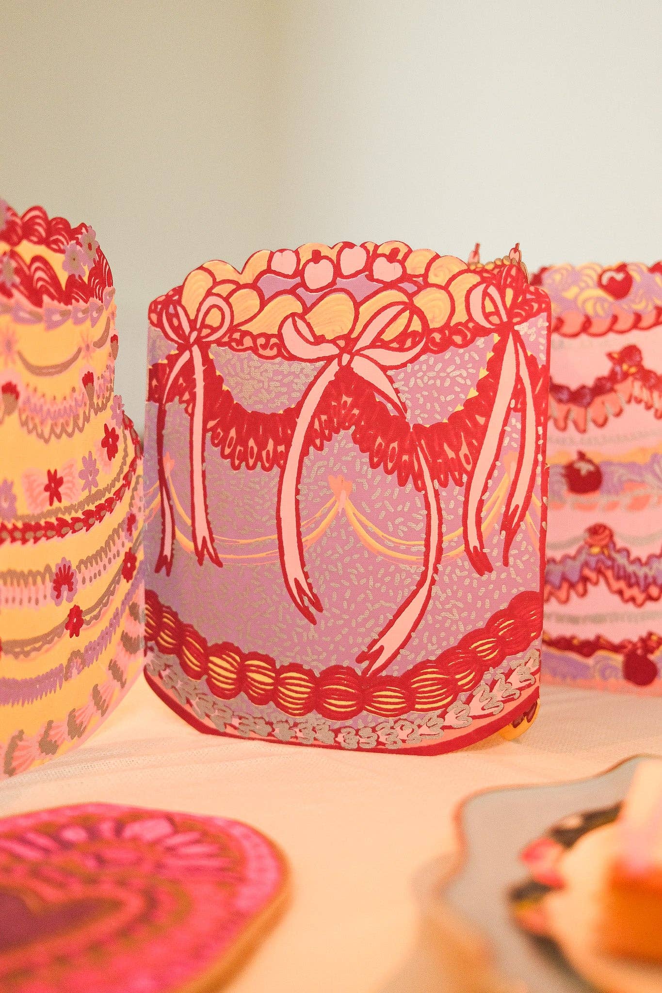 East End Press - Birthday Cake Concertina Garland
