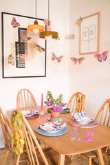 East End Press - Colourful Butterflies Sewn Garland