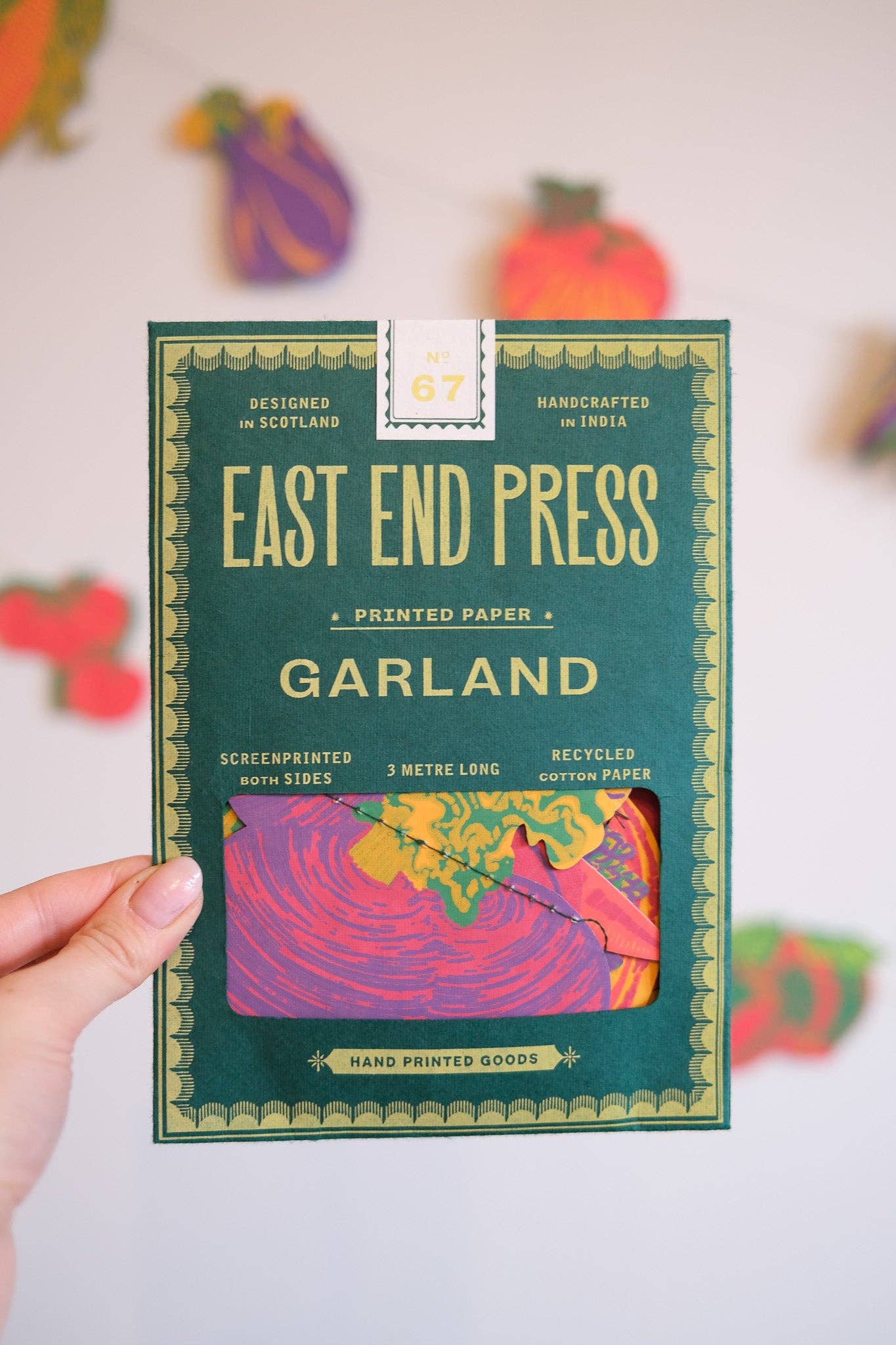 East End Press - Vegetable Sewn Garland