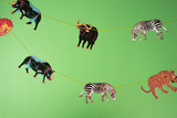 East End Press - Safari Animals Sewn Garland