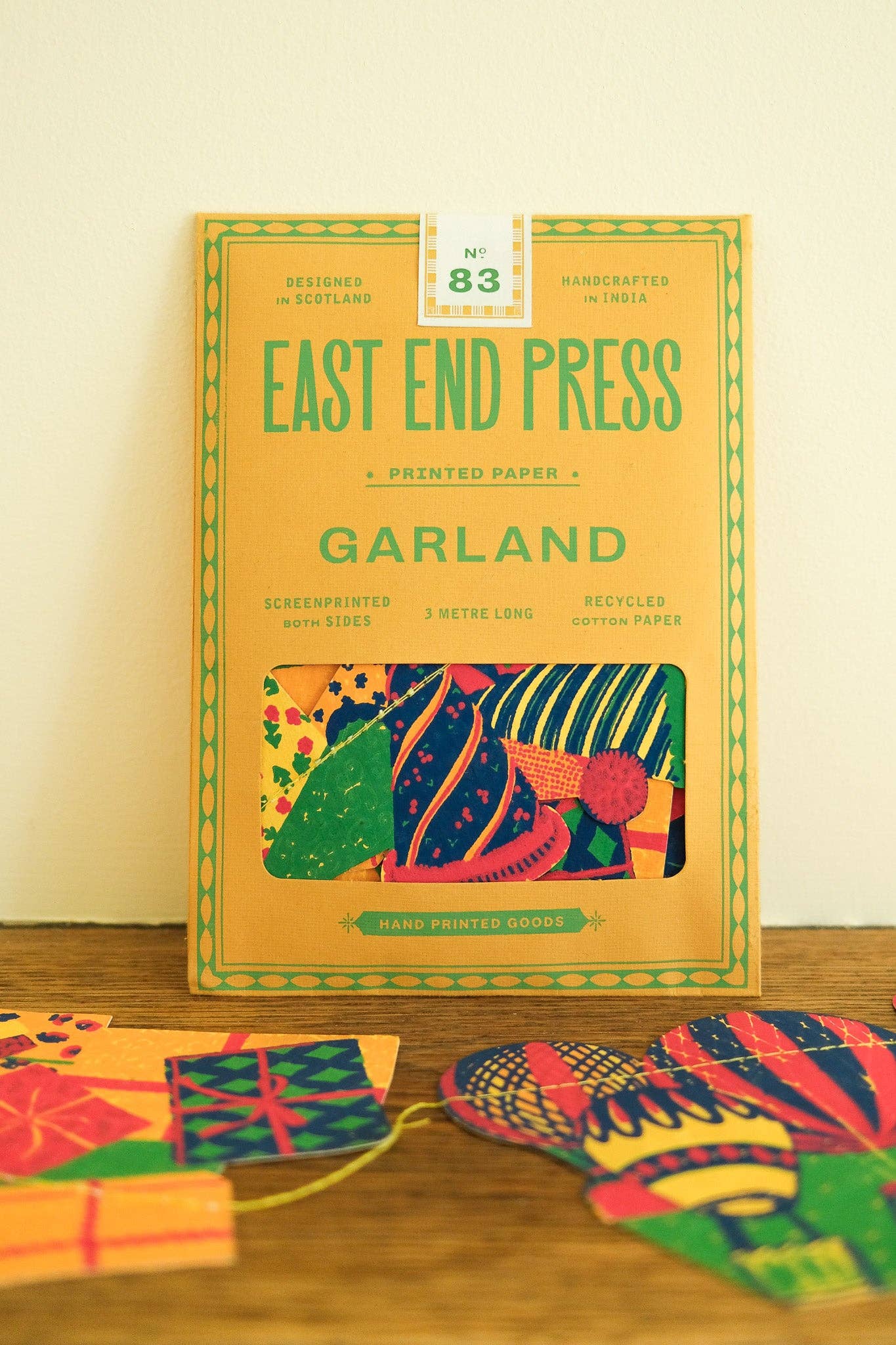 East End Press - Birthday Party Sewn Garland