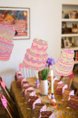 East End Press - Birthday Cake Concertina Garland