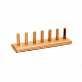 Tara Treasures - Finger Puppet Stand Wooden (7 rods)