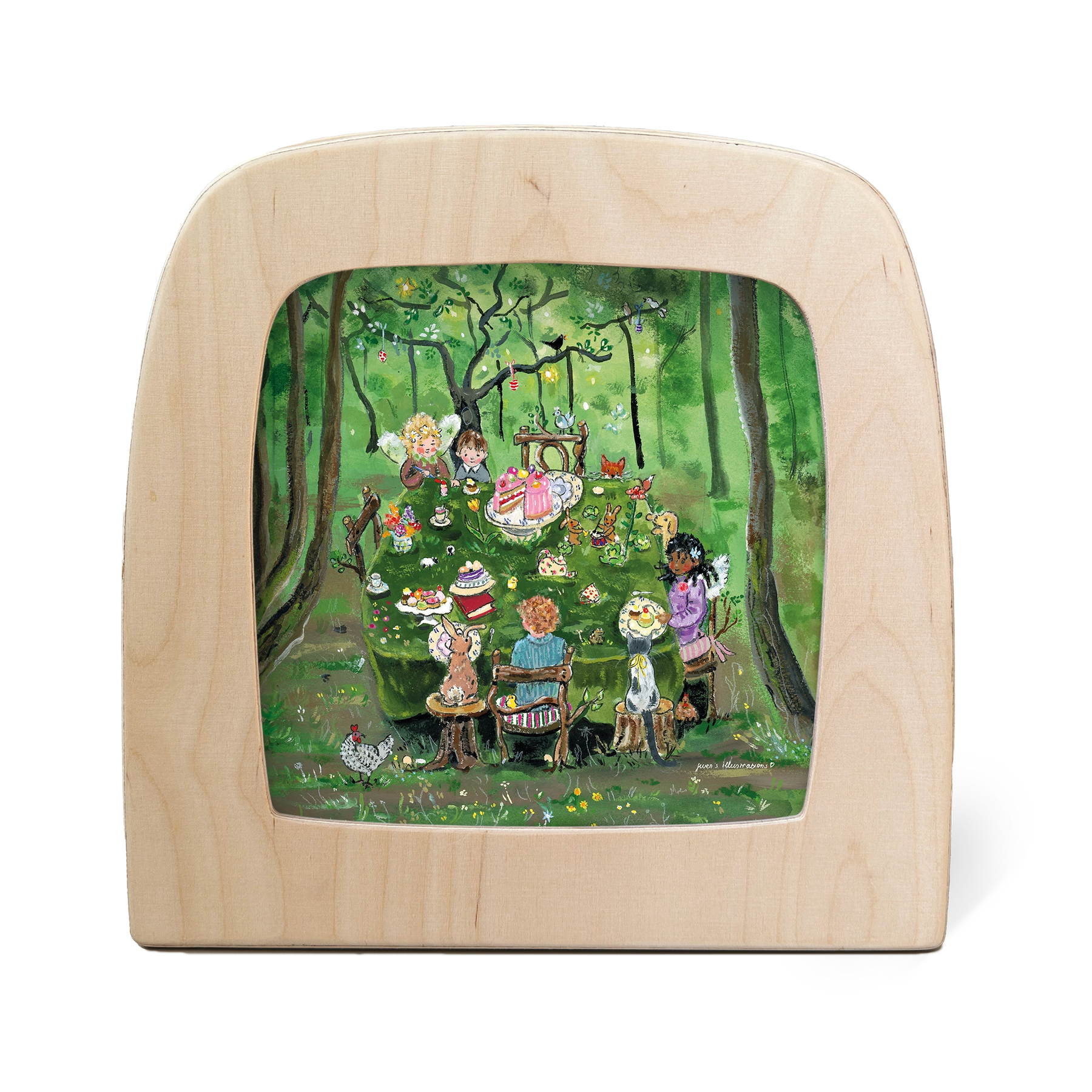 Toverlux - Silhouette - Gwen's Illustrations Forest Tea Party
