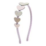 Mimi & Lula - Falling Heart Headband Purple