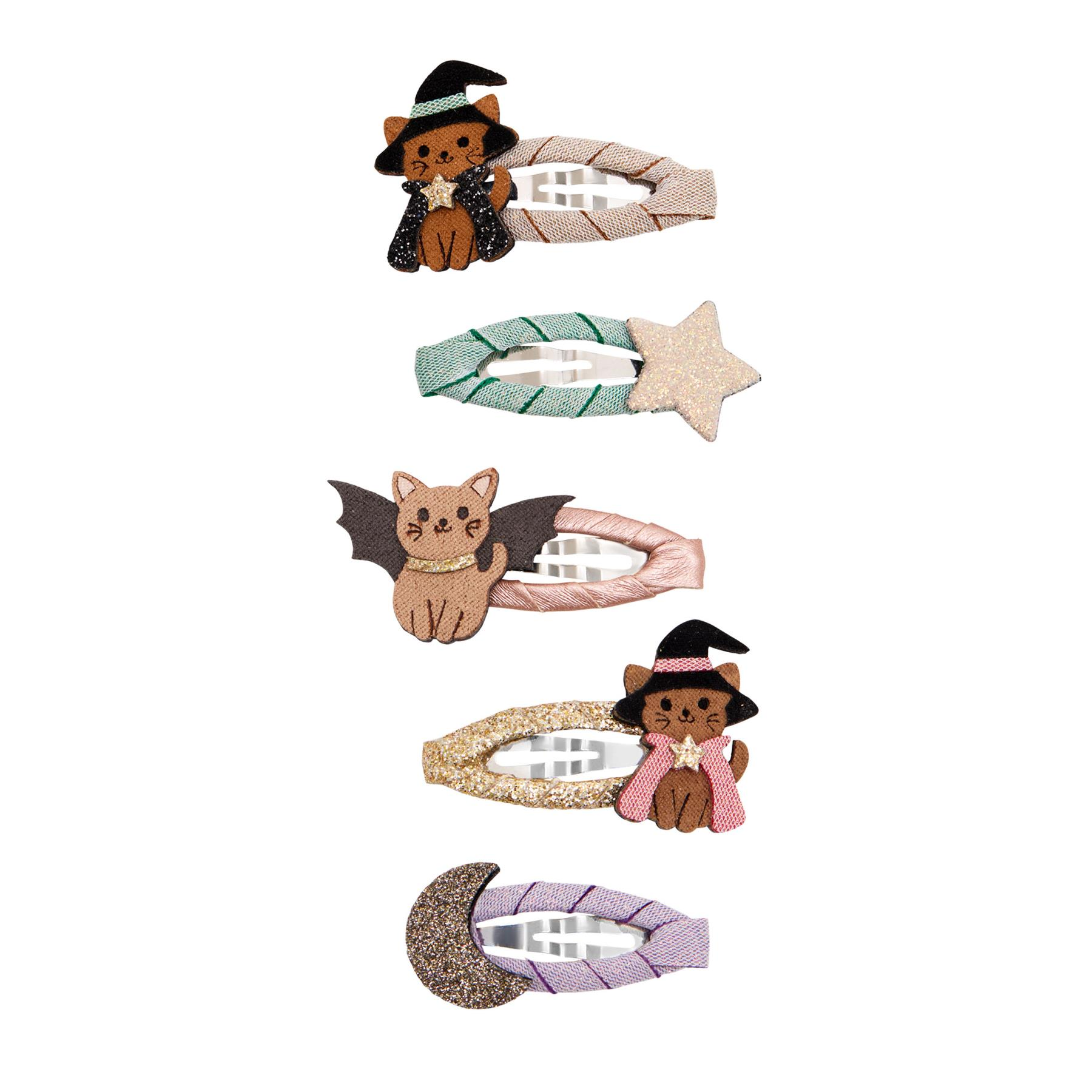 Mimi & Lula - Halloween Cat Mini Clips Black