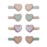 Mimi & Lula - Scallop Hearts Salon Clips