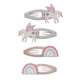 Mimi & Lula - Unicorn Rainbow Clips Pink Multi