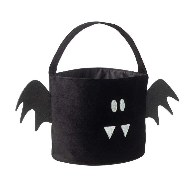 Mimi & Lula - Bat Trick or Treat Bag Black