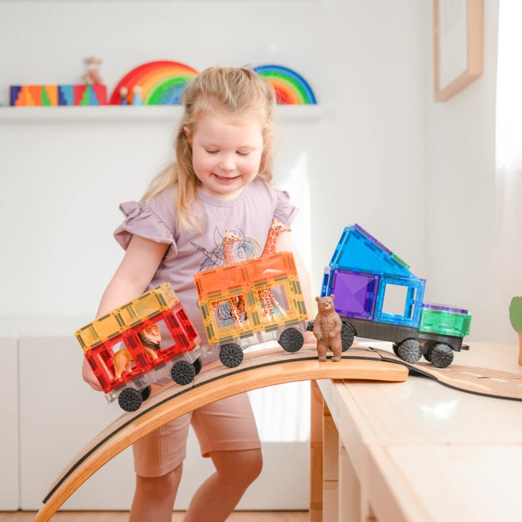 Connetix Rainbow Transport 50 Piece Pack