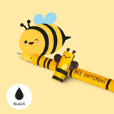 Erasable Gel Pen - Bee - Black Ink