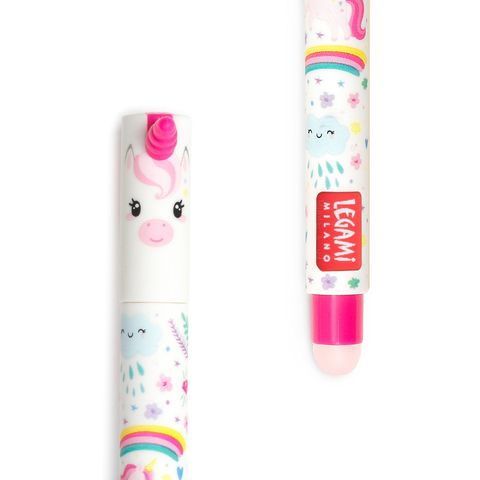 Erasable Gel Pen - Unicorn - Pink Ink