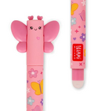 Legami - Erasable Gel Pen - Butterfly - Pink Ink