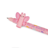 Legami - Erasable Gel Pen - Butterfly - Pink Ink