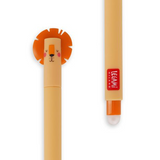 Erasable Gel Pen - Lion - Orange Ink